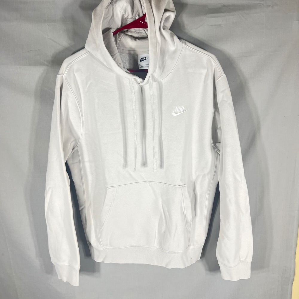 Nike Sportswear Club Fleece hoodie Off White Mens Small